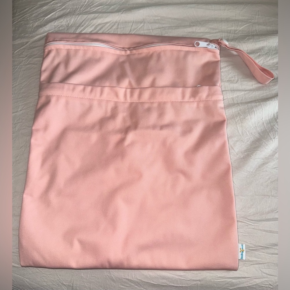 Baby Goal light pink cloth diaper wet bag